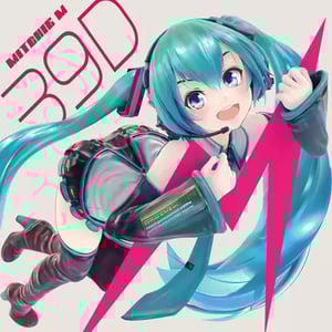 This is the Avatar Image for the [REVAMP] VOCALOID - Hatsune Miku (Mitchie M's TUNING) AI Voice and Text to Speech Generator